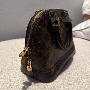 Louis Vuitton Brown Checkered Dome Bag
